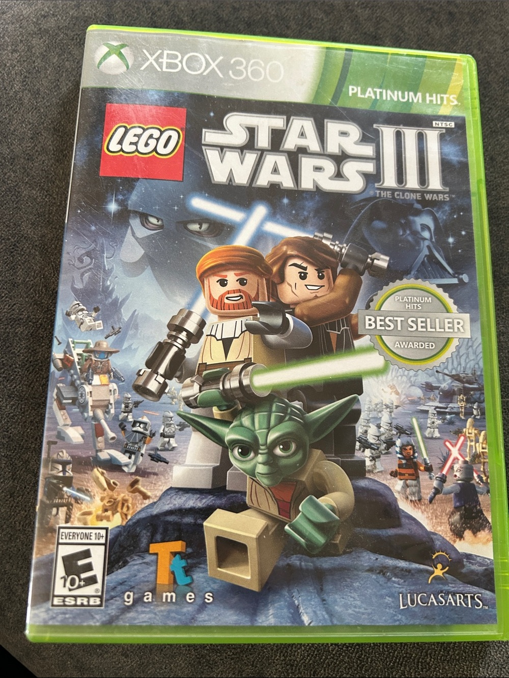 LEGO Star Wars III: The Clone Wars Xbox 360 Game - Green